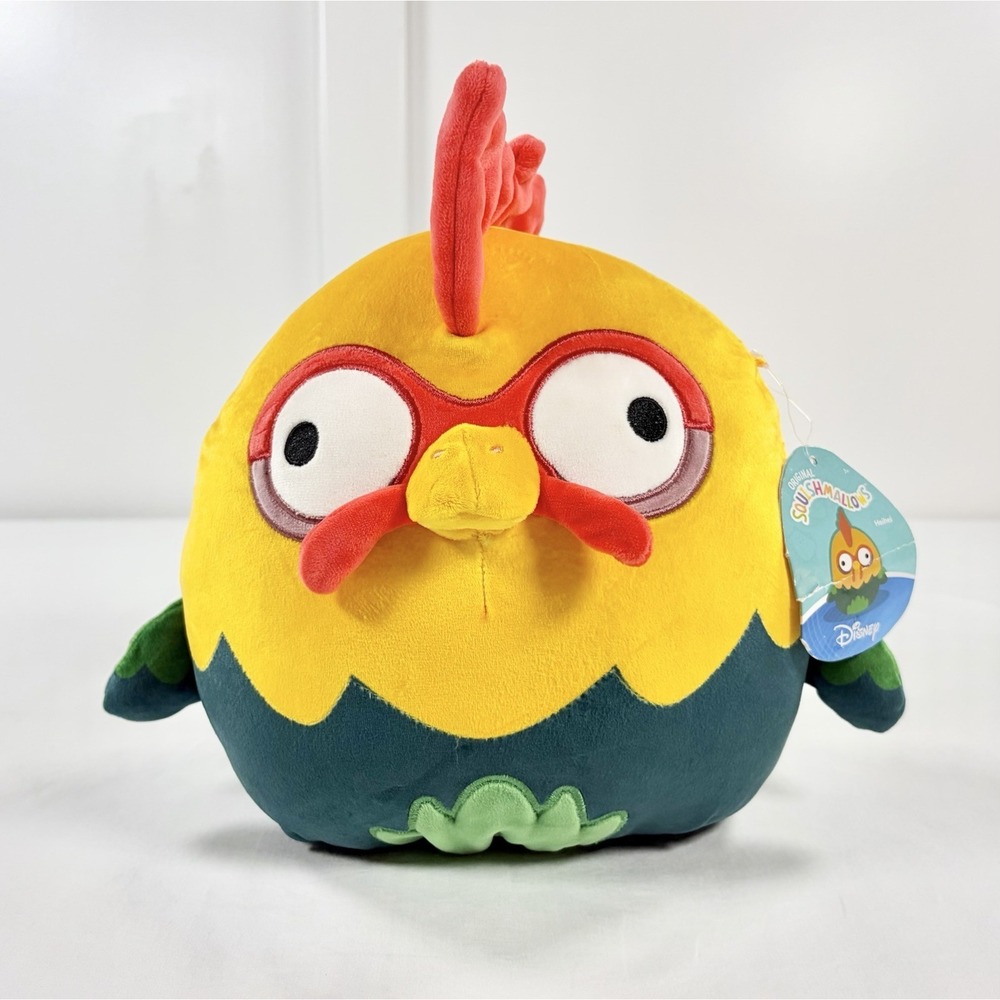 New Squishmallows Disney Moana Hei Hei the Rooster Chicken 10 Inch Plush Toy